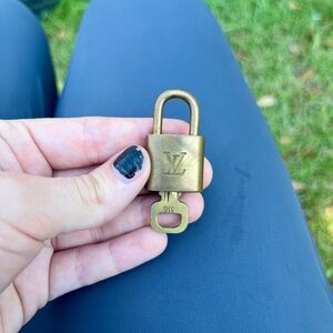 Louis Vuitton authentic lock and key